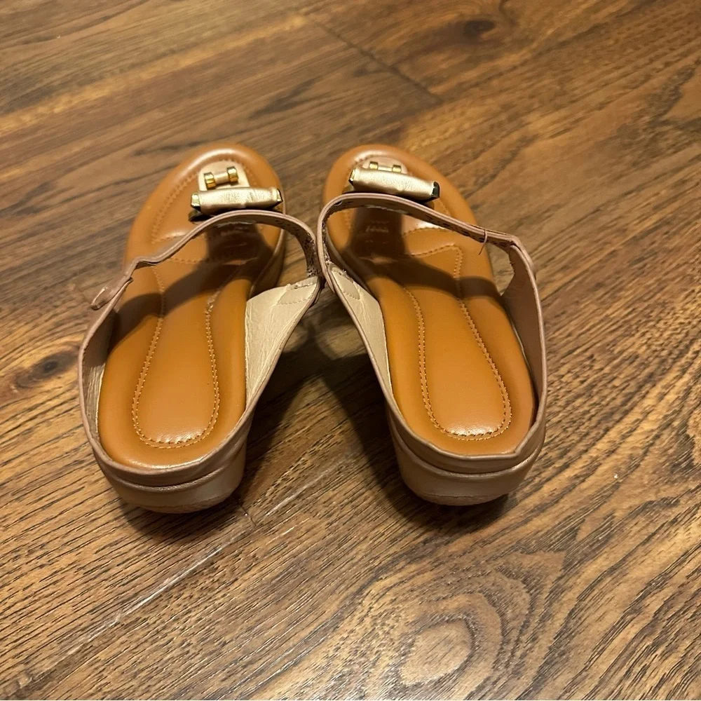Brown Wedge Sandals - Super Cute - Size 37